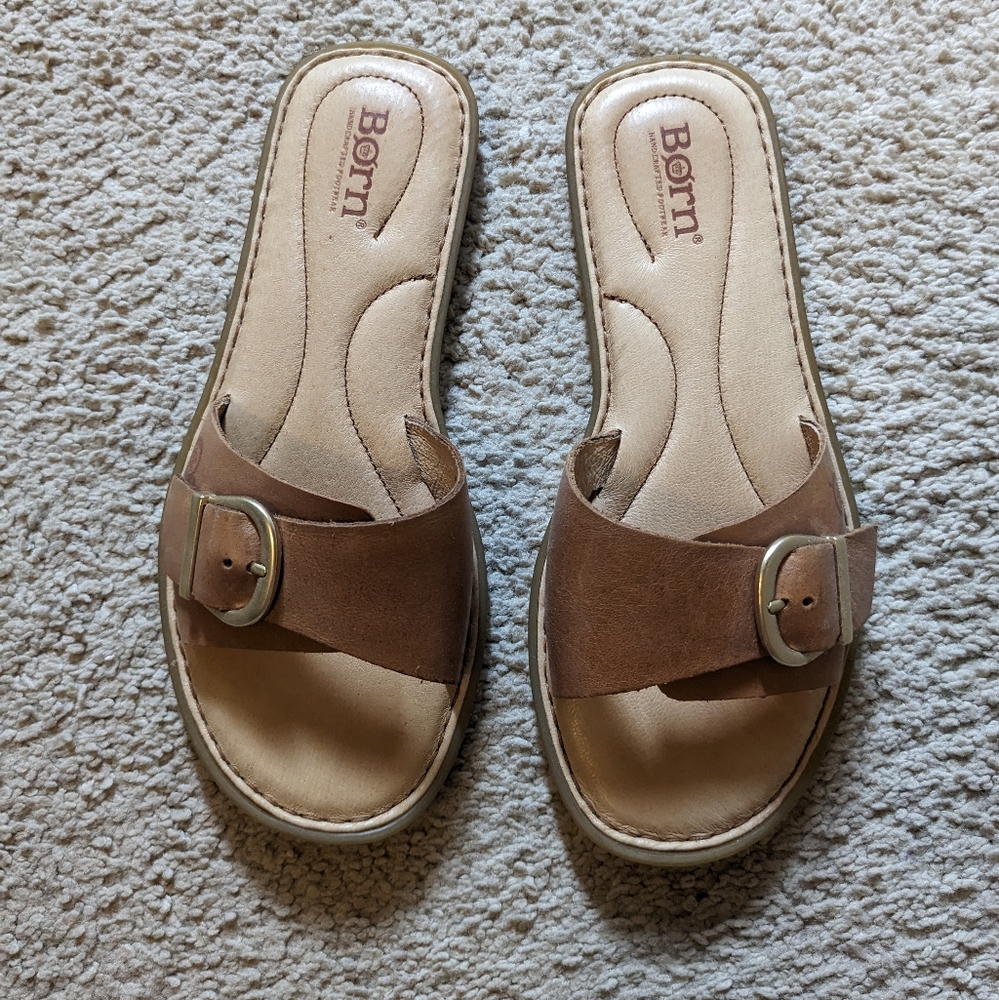 Born leather slides